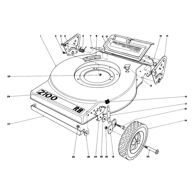 Mower Housing Model No 16940