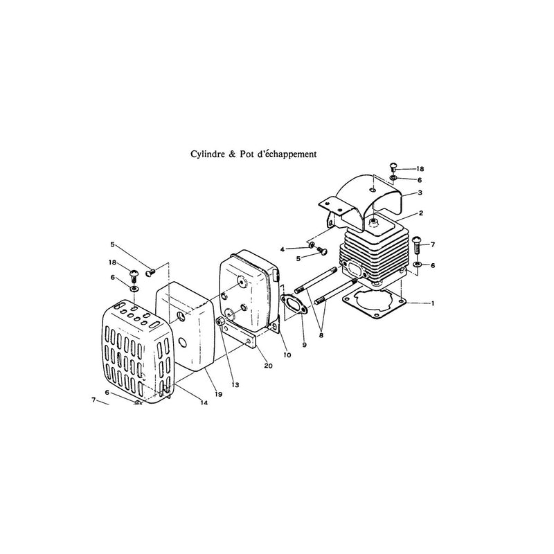 Cylinder and Muffler