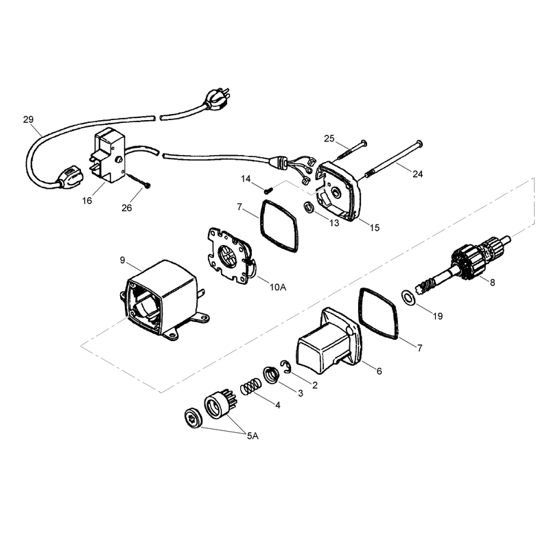 Electric Starter No. 37657  Tecumseh LH195SP-67530D