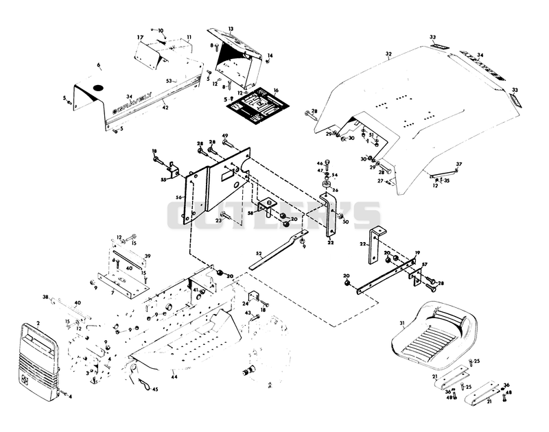 TRACTOR FRAME