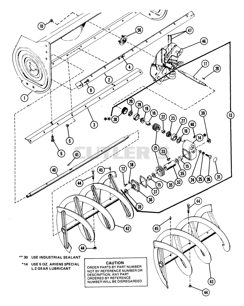 Sno-Thro 48" S/N 006000 & UP Continued