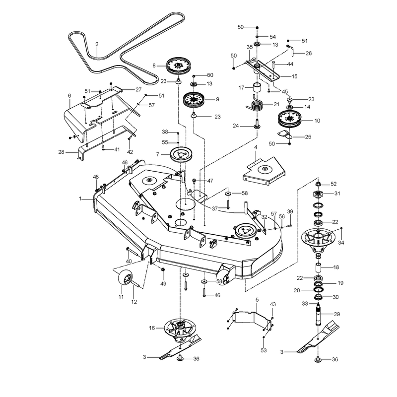 MOWER DECK / CUTTING DECK