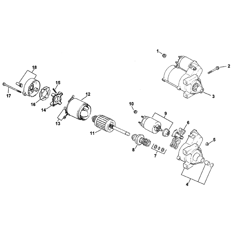 Starting System Kohler Ch20s-Ps64644