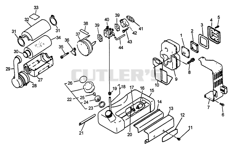 Exhaust, Fuel System, Intake (06/96)