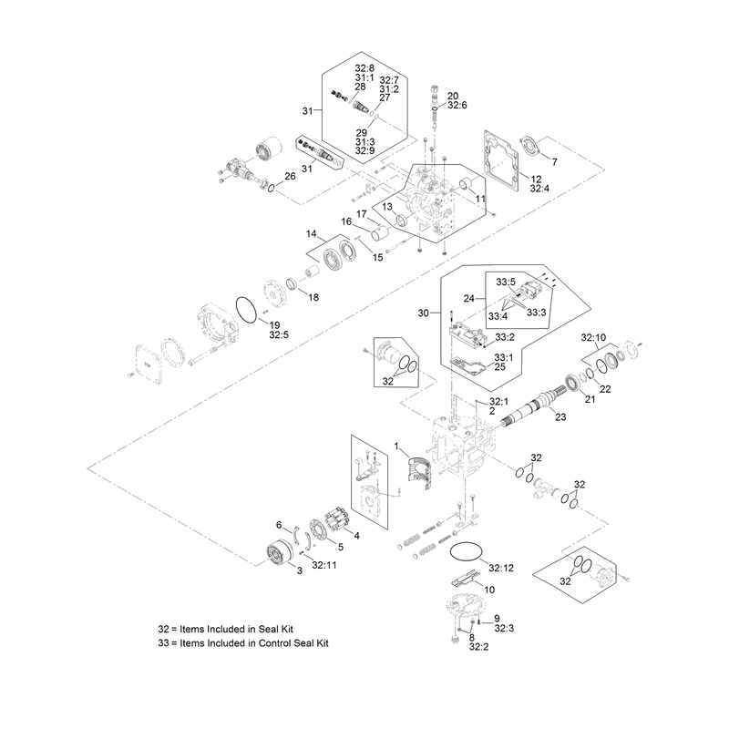 Hydraulic Pump Assembly No. 136-1499