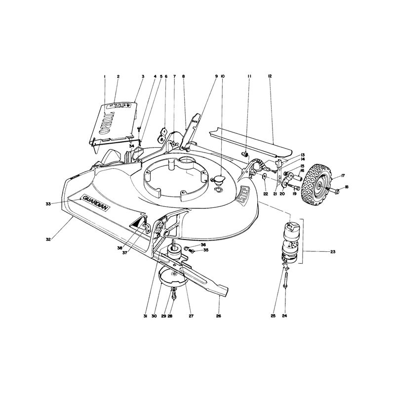Housing Assembly Model No 21610 and 21711
