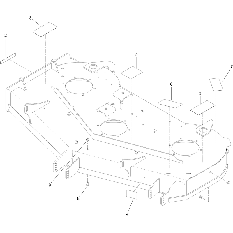 Deck Decal Assembly No 138-6805