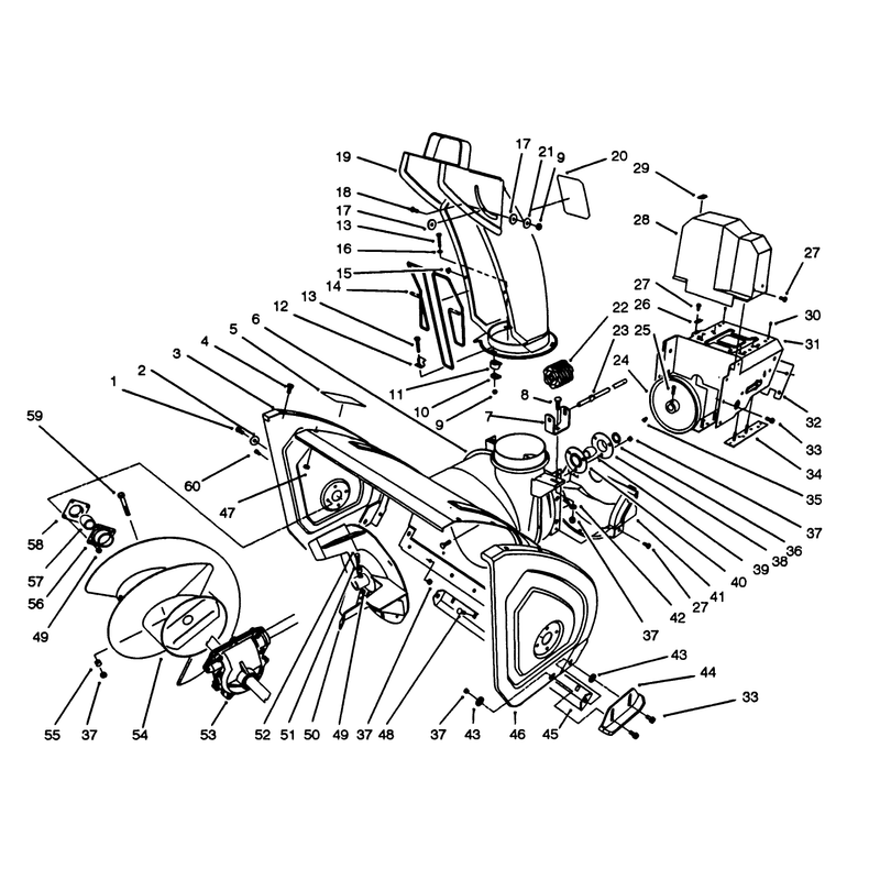 Housing & Chute Assembly