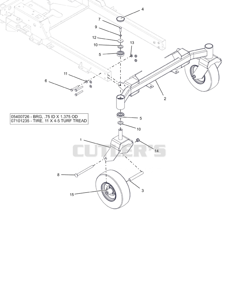 Front Caster Wheels