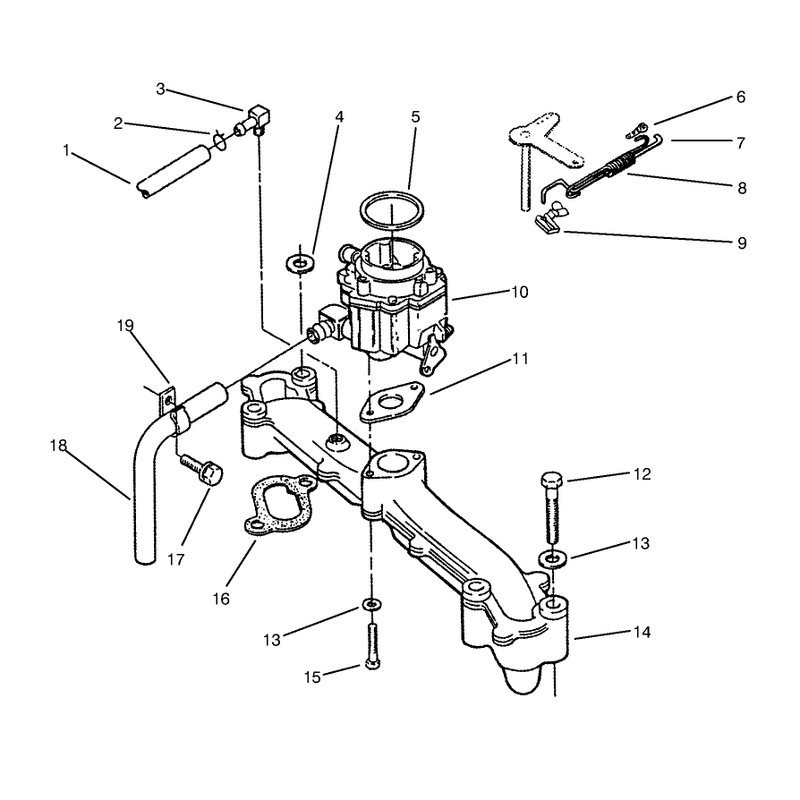 Intake Manifold and Carburetor