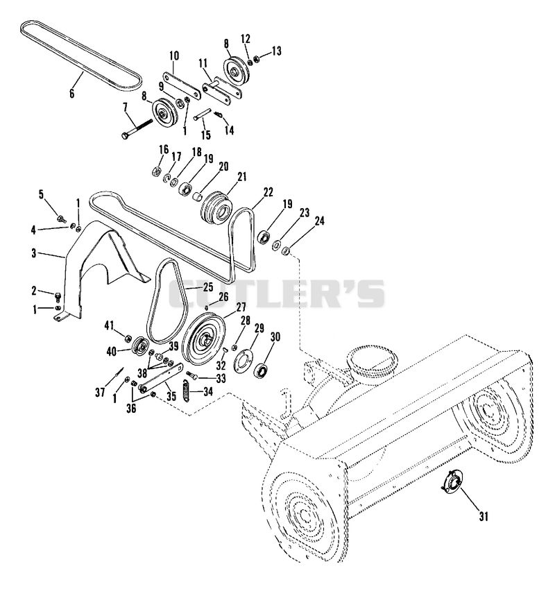 Sno-Thro Belt Drive