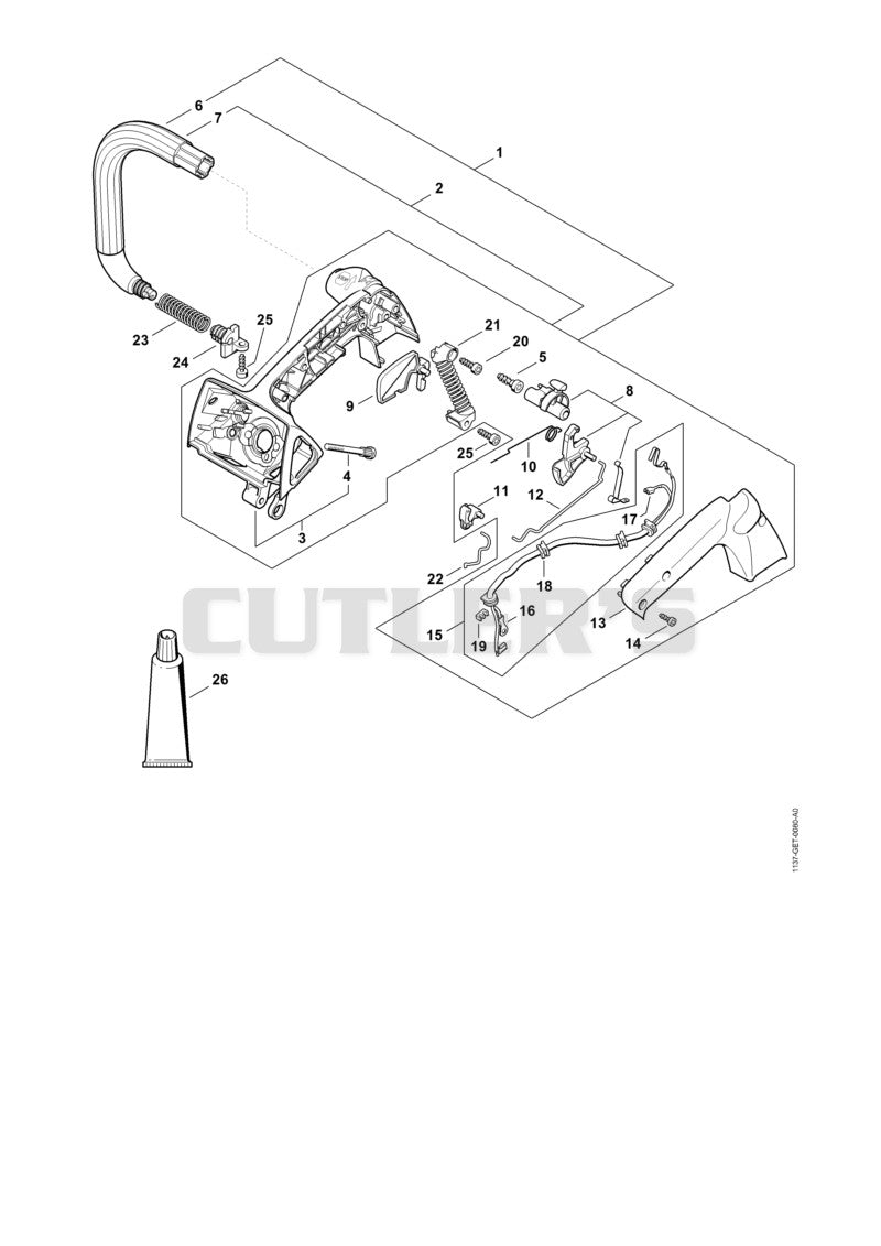 Handle housing