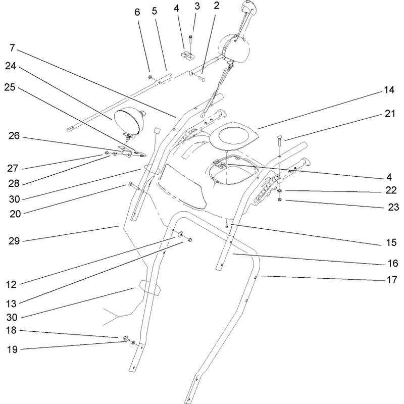 Handle and Control Assembly