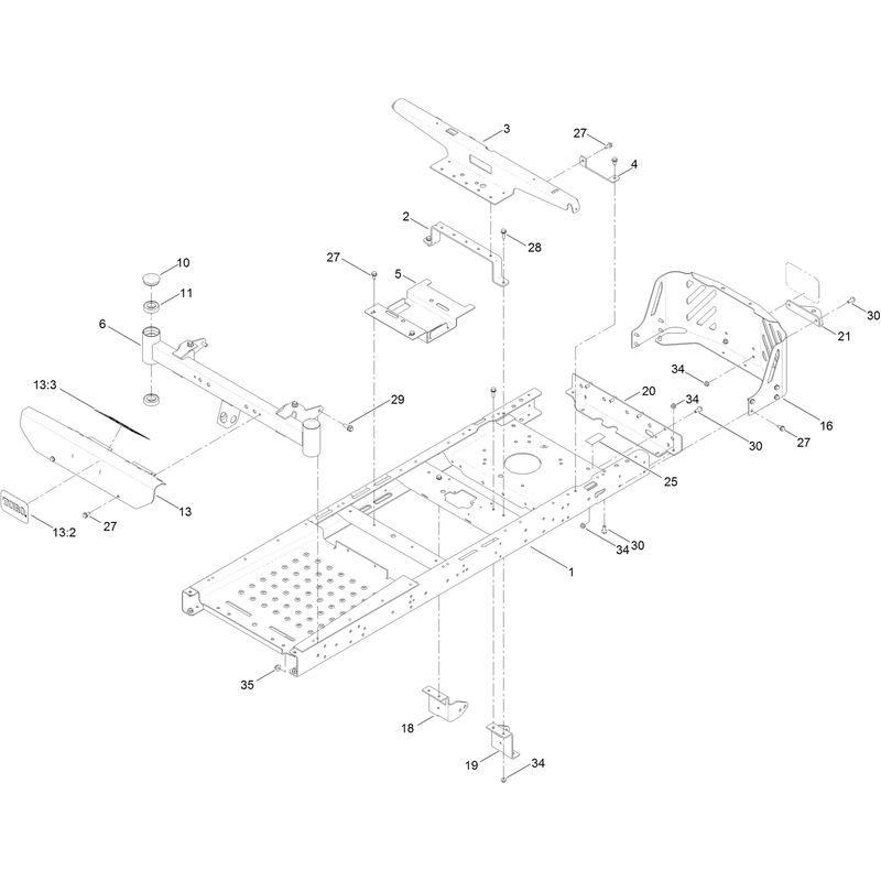Frame and Front Axle Assembly