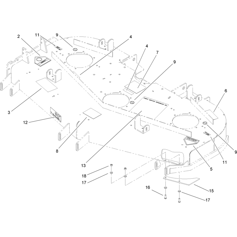 Deck Assembly No 110-5561