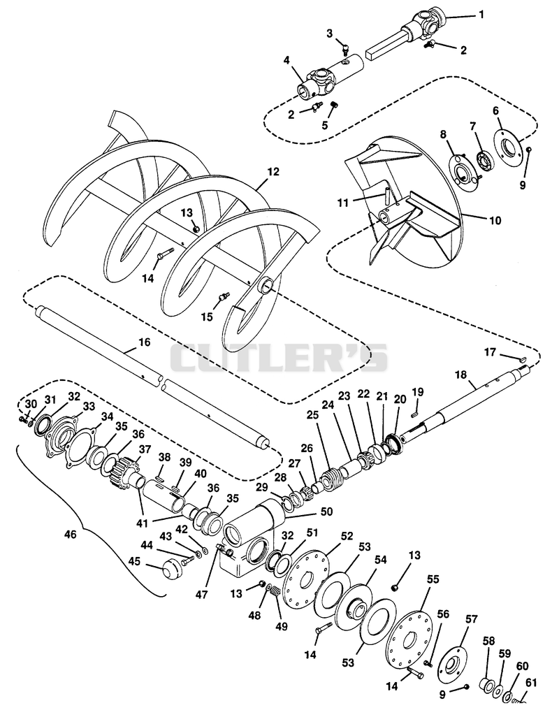 GEARCASE AND RAKE