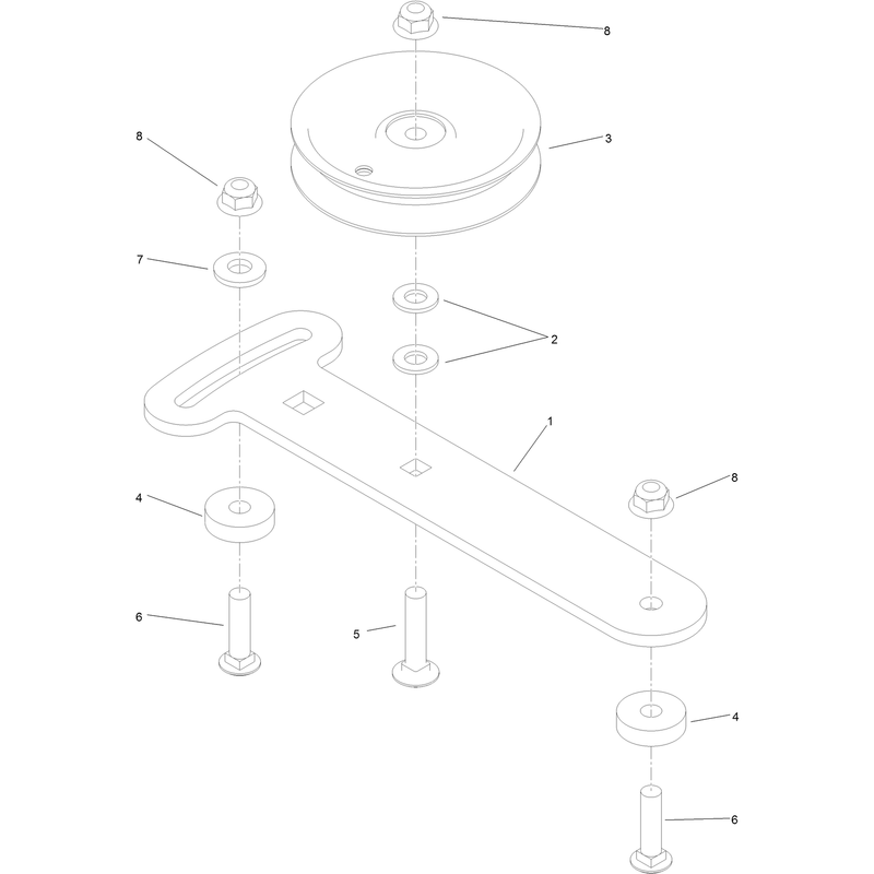 Idler Adjust Assembly No 117-0446