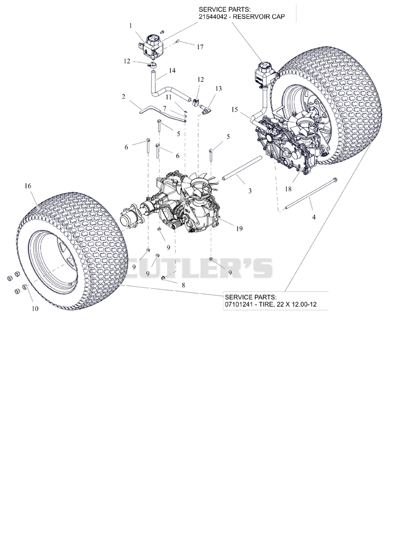 Rear Tires and Transaxles