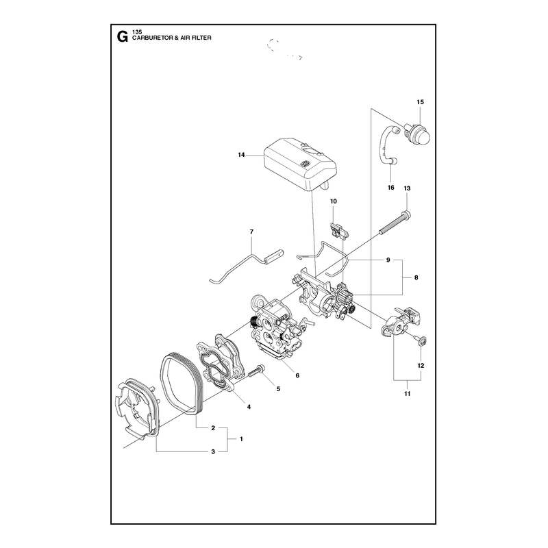 CARBURETOR AND AIR FILTER