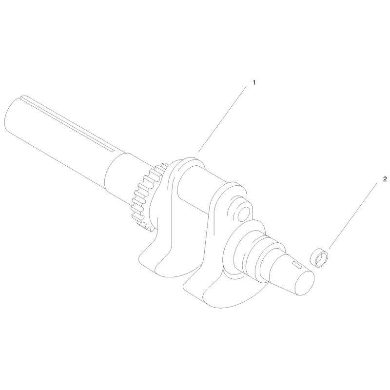 Group 1 Crankshaft ch25s-68606 Kohler
