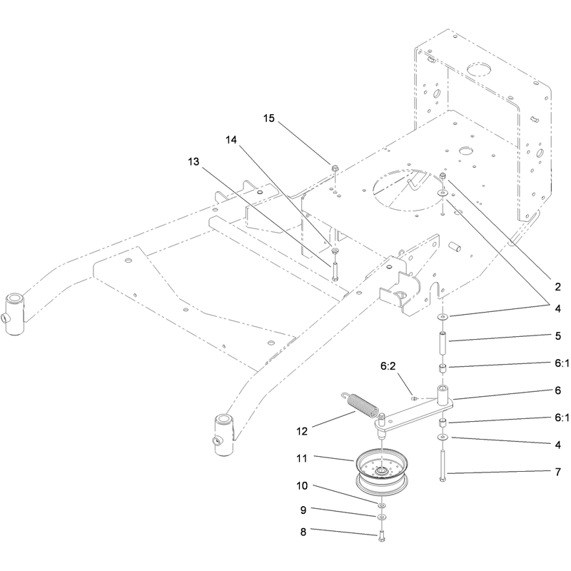 Power Take Off Idler Assembly