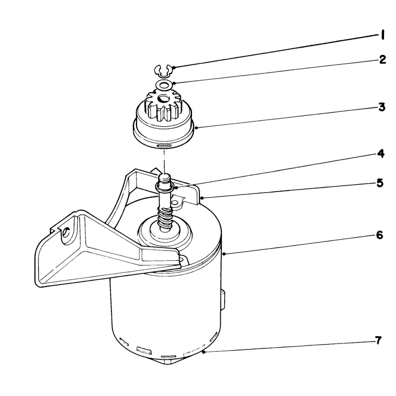 Starter Motor Model No 21738