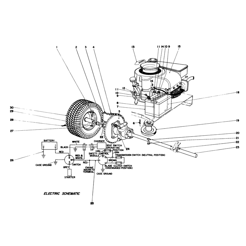 Engine And Axle Assembly