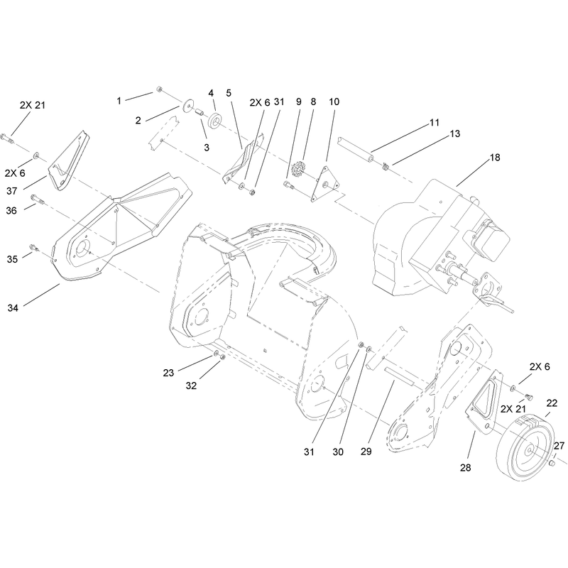 Engine, Rotor Housing and Sideplate Assembly