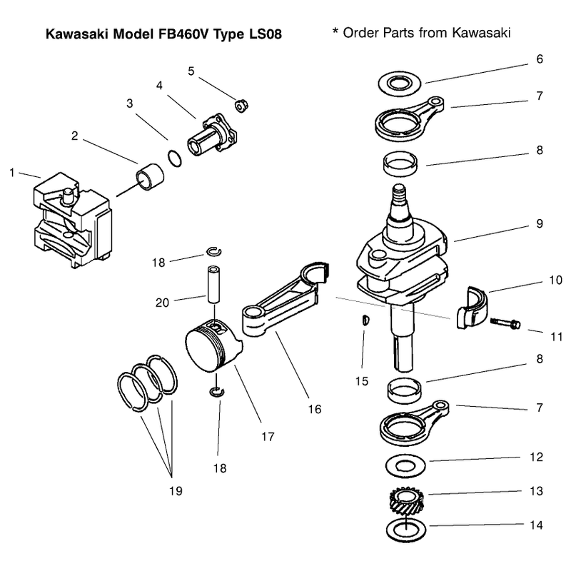 Pistoncrankshaft