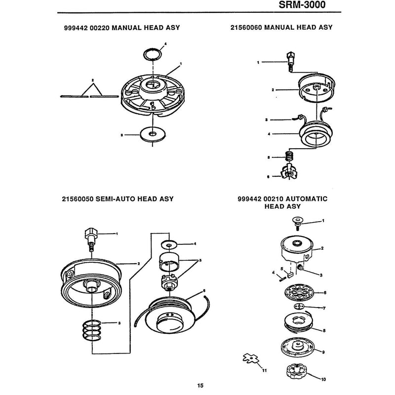 Manual Head Asy 21560060 Manual Head Asy