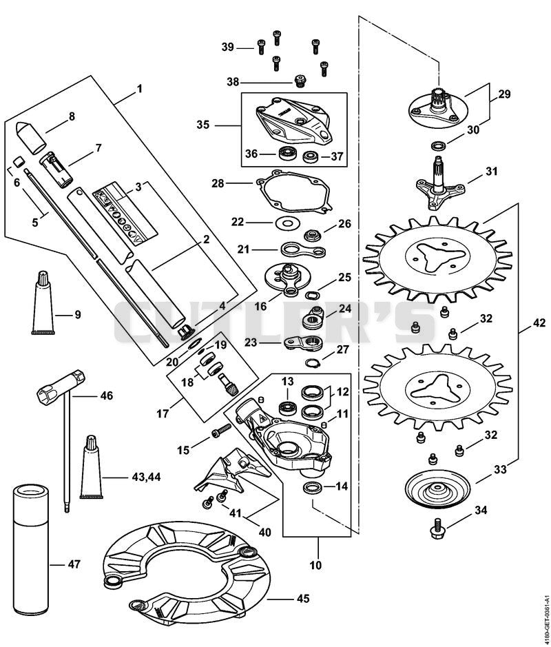 Spare parts RG-KM