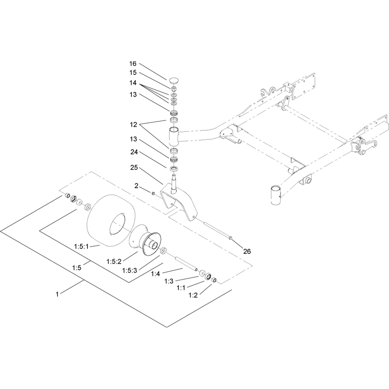 Caster Wheel Assembly