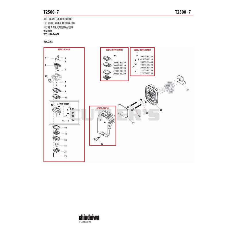 AIR CLEANER/CARBURETOR