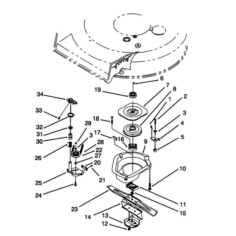 Blade Brake Clutch Assembly
