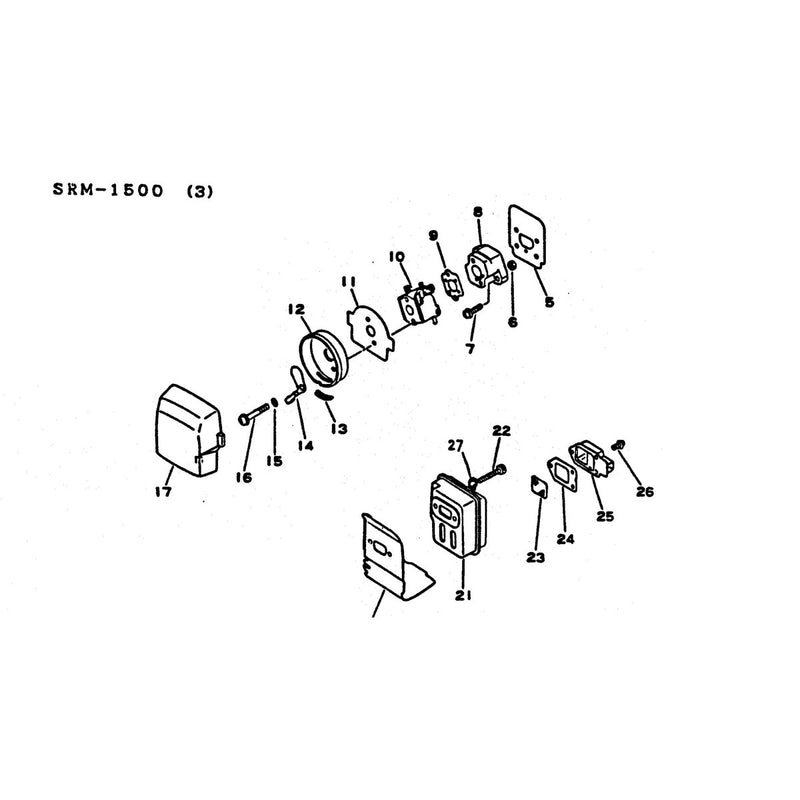 Carburetor Air Cleaner and Muffler