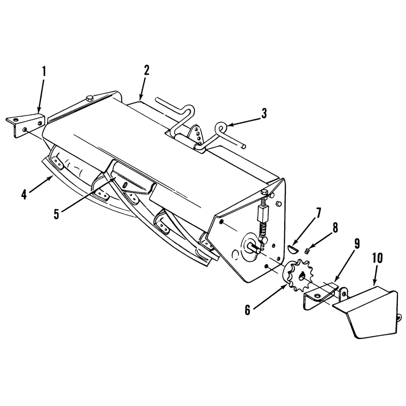 58in Professional Rear Mower Assembly Parts List