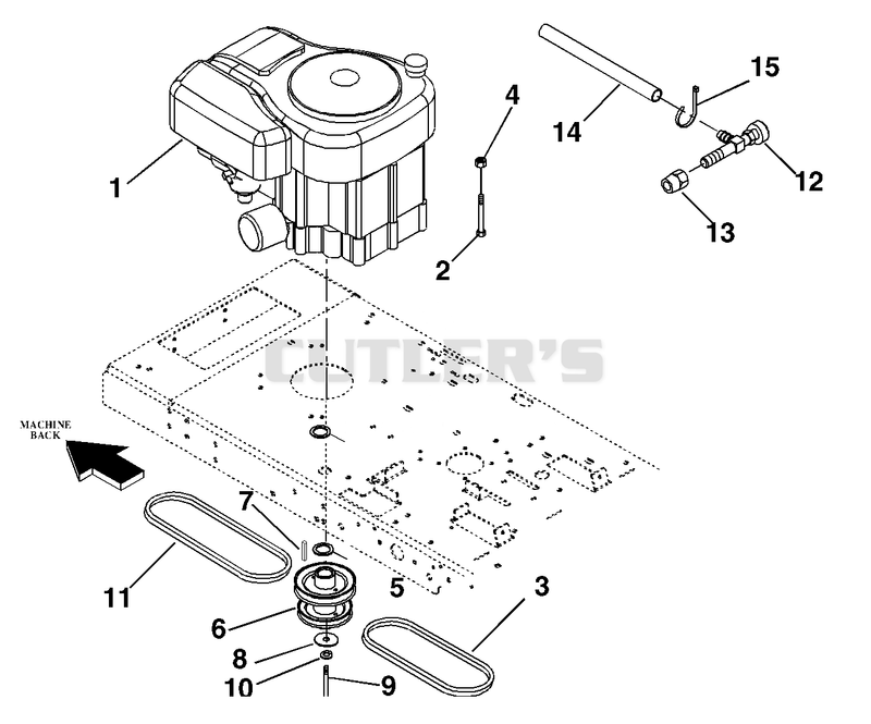 Engine, Exhaust And Belts