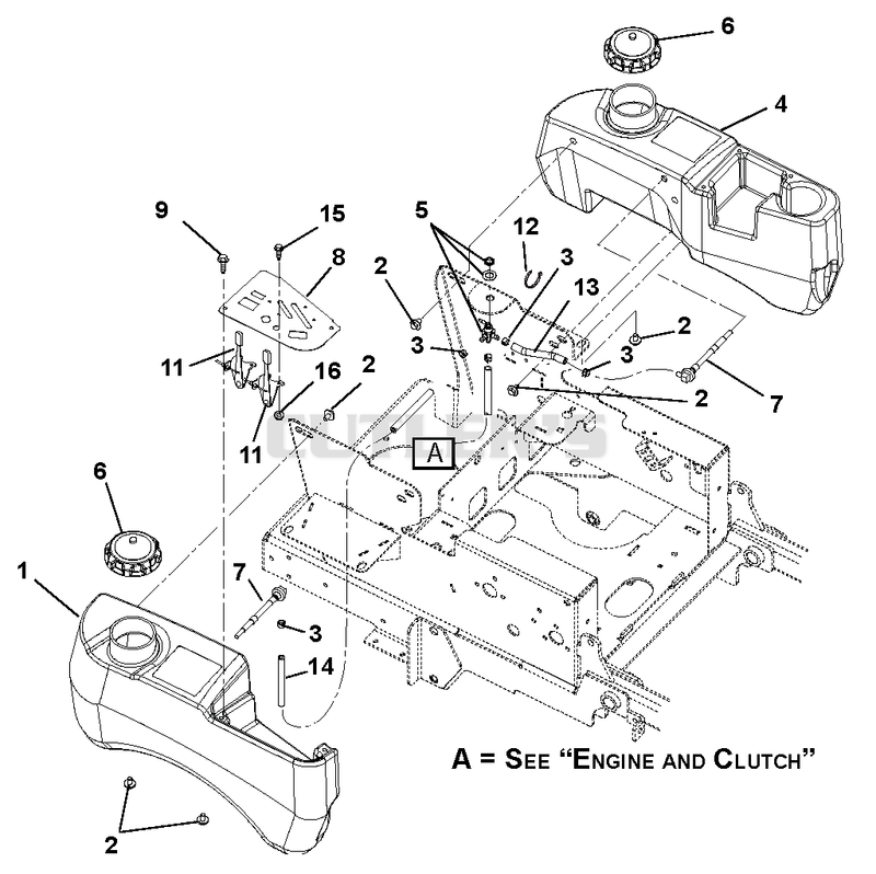 Fuel Tanks And Hoses