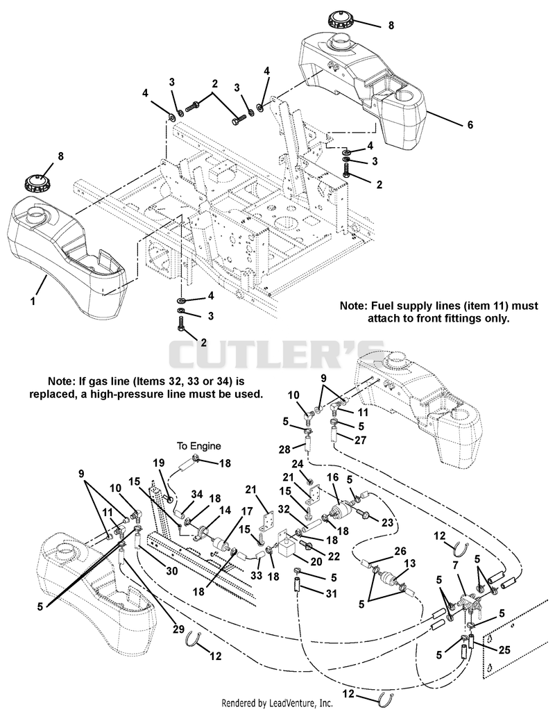 Fuel Tanks And Hoses - EFI