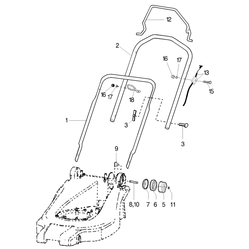 CHandle Parts Model No 21020-21022