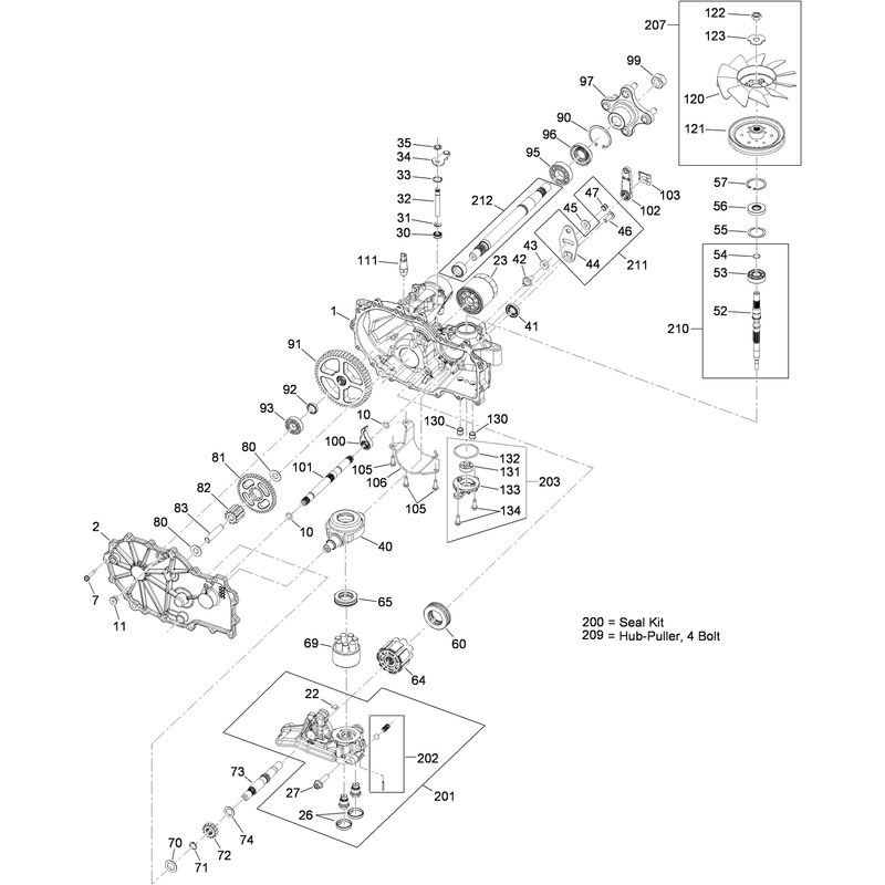 LH Hydro Assembly No. 115-2551