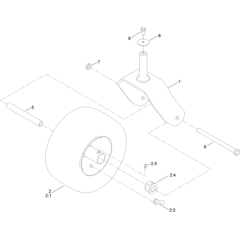 Tire and Caster Assembly