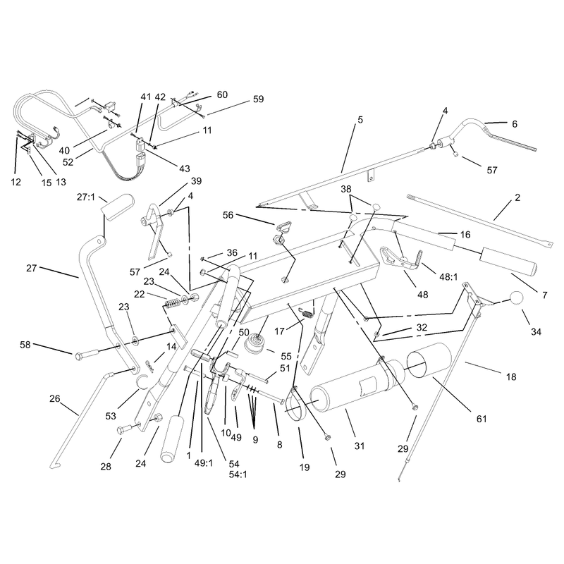 Upper Handle Assembly
