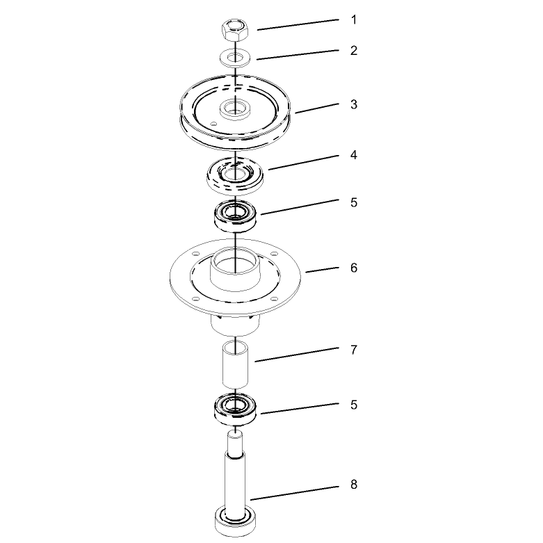 Spindle Assembly No 106-0786