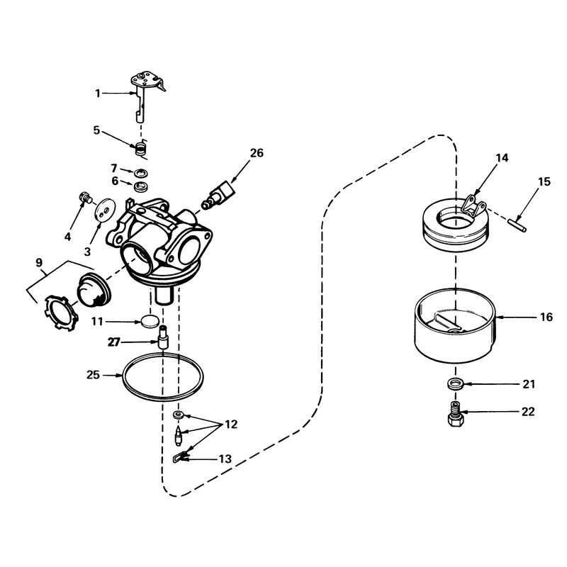 Carburetor Assembly No 632050a