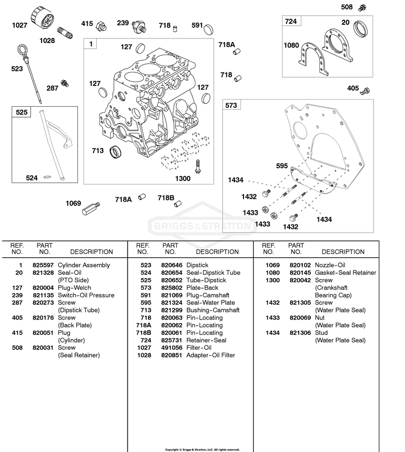 Cylinder, Back Plate