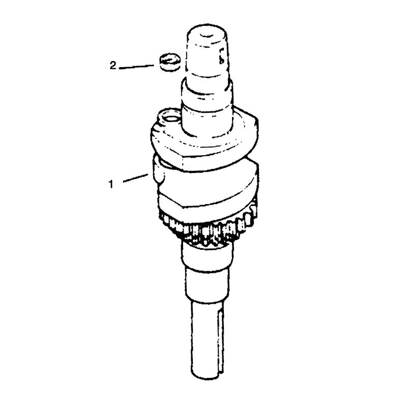 Crankshaft Engine Kohler Model No Cv125t-1254