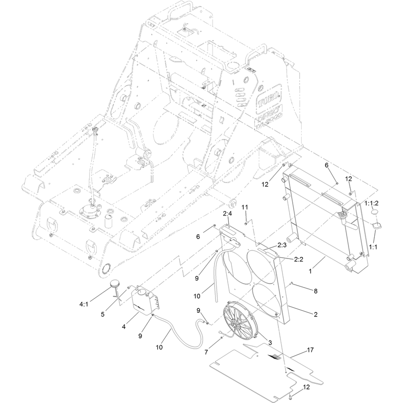 Radiator and Fan Assembly