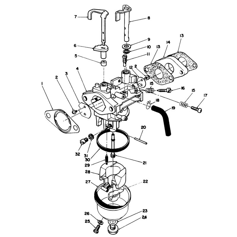 Carburetor Assembly Model No Vmj8