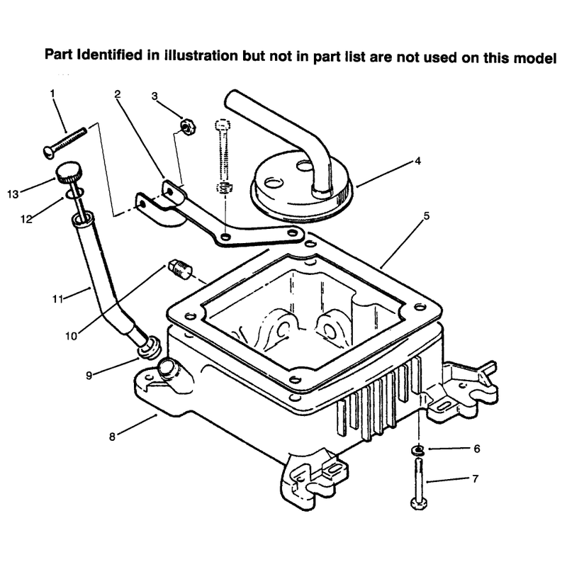 Oil Fill Tube and Base